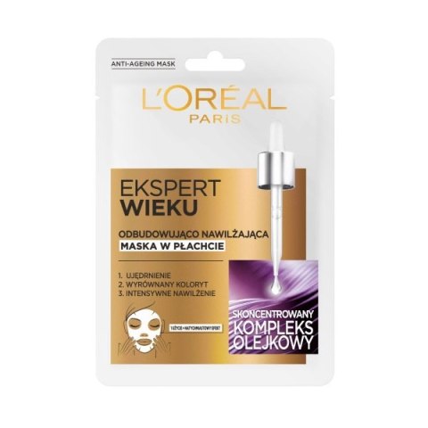 Ekspert Wieku 60+ odbudowująca maska w płachcie 30g L'Oreal Paris