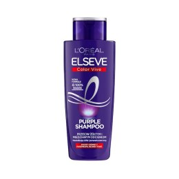 Elseve Color-Vive Purple Shampoo fioletowy szampon przeciw żółtym i miedzianym odcieniom 200ml L'Oreal Paris