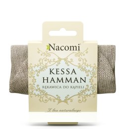 Kessa Hammam rękawica do kąpiel z lnu naturalnego Nacomi