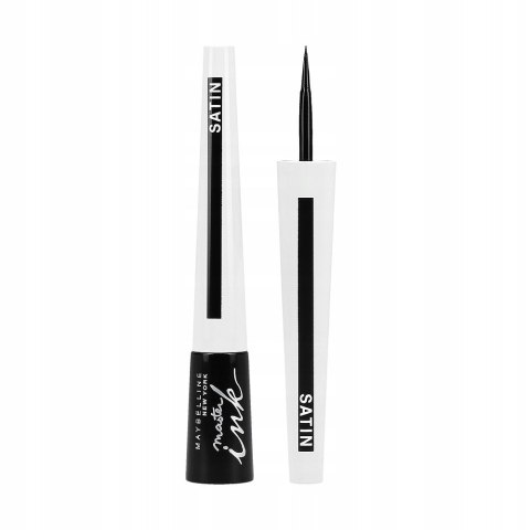 Maybelline Master Ink Satin eyeliner w pędzelku 01 Luminous Black