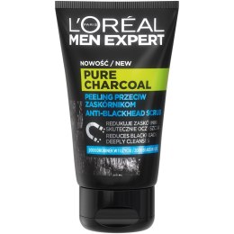 Men Expert Pure Charcoal peeling do twarzy przeciw zaskórnikom 100ml L'Oreal Paris