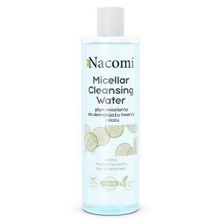 Nacomi Micellar Cleansing Water płyn micelarny do demakijażu twarzy i oczu łagodzący 400ml