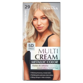 Joanna Multi Cream Metallic Color farba do włosów 29 Bardzo Jasny Śnieżny Blond