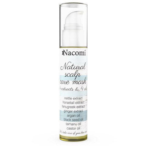 Nacomi Natural Scalp Care Mask naturalna maska do pielęgnacji skóry głowy 50ml Nacomi Natural Scalp Care Mask naturalna maska do pielęgnacji skóry głowy 50ml