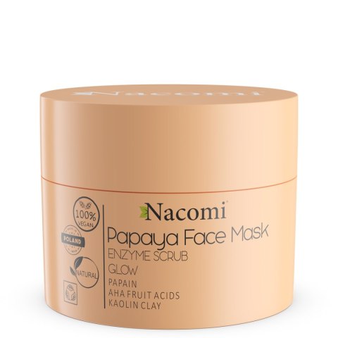 Nacomi Papaya Face Mask maska enzymatyczna do twarzy z papainą 50ml Nacomi Papaya Face Mask maska enzymatyczna do twarzy z papainą 50ml