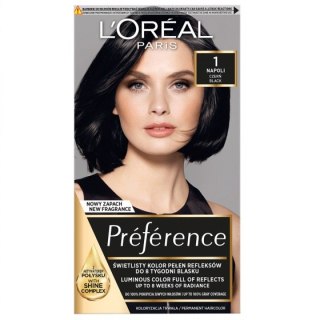 L'Oreal Paris Preference farba do włosów 1 Napoli Czerń