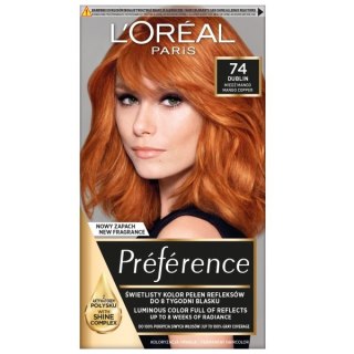 L'Oreal Paris Preference farba do włosów 74 Mango Intensywna miedź