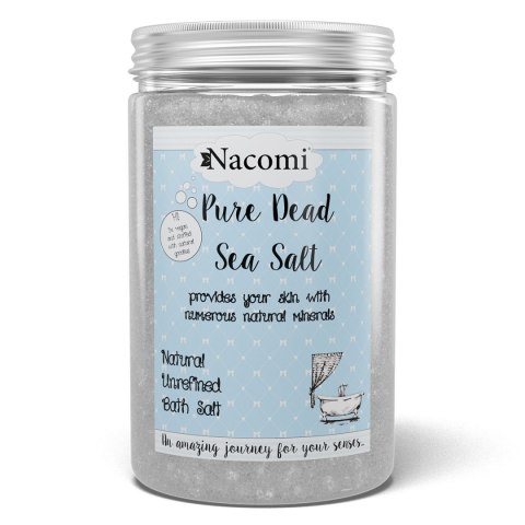 Nacomi Pure Dead Sea Salt sól do kąpieli z minerałami Morza Martwego 1400g Nacomi Pure Dead Sea Salt sól do kąpieli z minerałami Morza Martwego 1400g