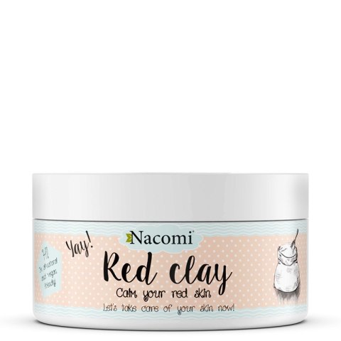 Nacomi Red Clay czerwona glinka rozjaśniająca 100g