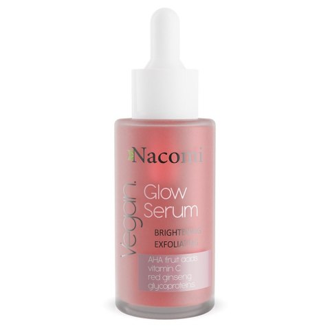 Nacomi Vegan Glow Serum serum rozjaśniająco złuszczające 40ml Nacomi Vegan Glow Serum serum rozjaśniająco złuszczające 40ml