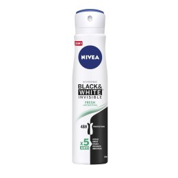 Black&White Invisible Fresh antyperspirant spray 250ml Nivea