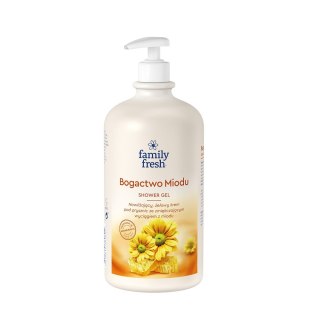 Family Fresh Bogactwo Miodu nawilżający kremowy żel pod prysznic 1000ml