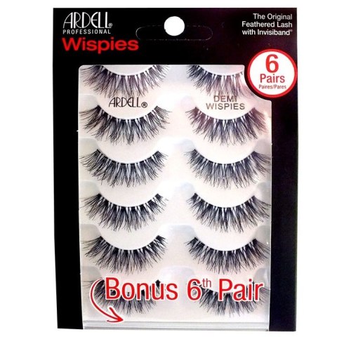 Ardell Demi Wispies Multipack sztuczne rzęsy na pasku 5 par Black Ardell Demi Wispies Multipack sztuczne rzęsy na pasku 5 par Black