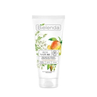 Bielenda Eco Nature peeling do twarzy nawilżająco-kojący Śliwka Kakadu & Jaśmin & Mango 150g