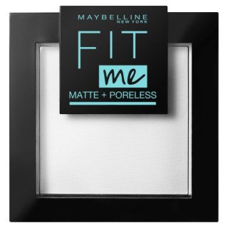 Maybelline Fit Me Matte Poreless Pressed Powder puder matujący do twarzy w kompakcie 090 Translucent 9g