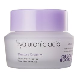 Hyaluronic Acid Moisture Cream+ nawilżający krem do twarzy z kwasem hialuronowym 50ml It's Skin