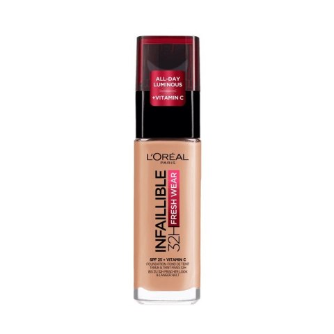 Infallible 32H Fresh Wear Foundation długotrwały podkład do twarzy 160 Rose Linen 30ml L'Oreal Paris Infallible 32H Fresh Wear Foundation długotrwały podkład do twarzy 160 Rose Linen 30ml L'Oreal Paris