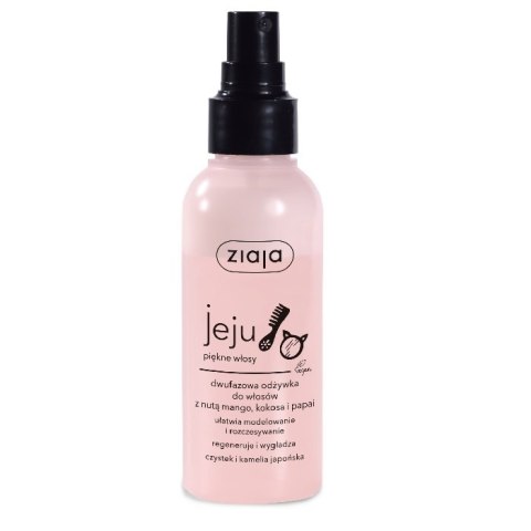 Ziaja Jeju dwufazowa odżywka do włosów w sprayu z nutą mango kokosa i papai 125ml Ziaja Jeju dwufazowa odżywka do włosów w sprayu z nutą mango kokosa i papai 125ml