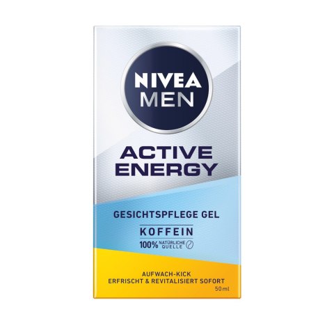 Nivea Men Active Energy energetyzujący krem-żel do twarzy 50ml Nivea Men Active Energy energetyzujący krem-żel do twarzy 50ml