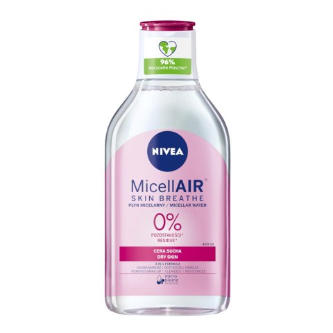 MicellAir Skin Breathe pielęgnujący płyn micelarny do cery suchej 400ml Nivea