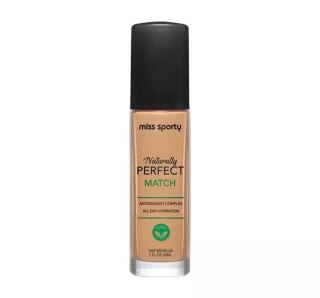 Miss Sporty Naturally Perfect Match wegański podkład nawilżający 160 Vanilla 30ml