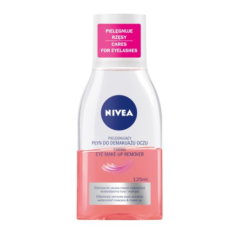 Nivea Pielęgnujący dwufazowy płyn do demakijażu oczu 125ml Nivea Pielęgnujący dwufazowy płyn do demakijażu oczu 125ml