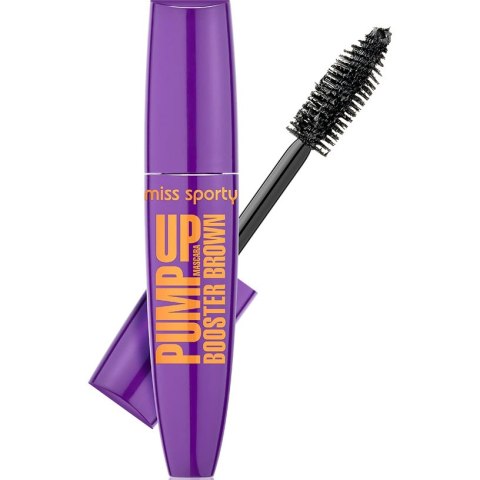 Miss Sporty Pump Up Booster pogrubiający tusz do rzęs 002 Brown 12ml Miss Sporty Pump Up Booster pogrubiający tusz do rzęs 002 Brown 12ml