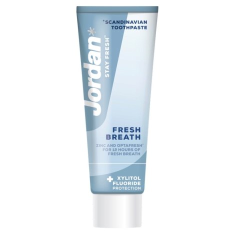 Jordan Stay Fresh odświeżająca pasta do zębów Fresh Breath 75ml Jordan Stay Fresh odświeżająca pasta do zębów Fresh Breath 75ml