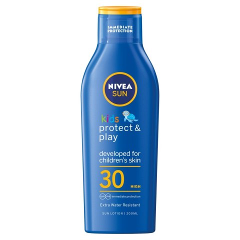 Nivea Sun Kids Protect & Play balsam ochronny na słońce dla dzieci SPF30 200ml Nivea Sun Kids Protect & Play balsam ochronny na słońce dla dzieci SPF30 200ml