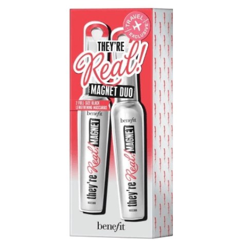 Benefit They're Real! Magnet Mascara Duo zestaw ekstremalnie wydłużający tusz do rzęs Black 2x9g Benefit They're Real! Magnet Mascara Duo zestaw ekstremalnie wydłużający tusz do rzęs Black 2x9g