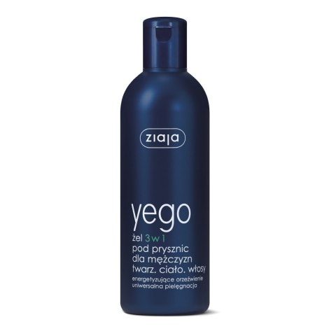 Ziaja Yego żel 3w1 pod prysznic dla mężczyzn twarz ciało włosy 300ml Ziaja Yego żel 3w1 pod prysznic dla mężczyzn twarz ciało włosy 300ml