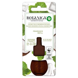 Air Wick Botanica wkład do elektrycznego odświeżacza Mleczko Kokosowe & Paczula Indonezyjska 19ml