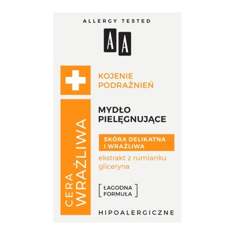 AA Cera Wrażliwa mydło do delikatnej i wrażliwej skóry 90g AA Cera Wrażliwa mydło do delikatnej i wrażliwej skóry 90g