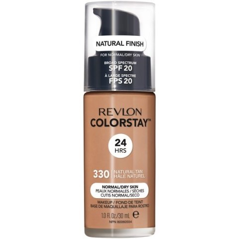 Revlon ColorStay™ Makeup for Normal/Dry Skin SPF20 podkład do cery normalnej i suchej 330 Natural Tan 30ml Revlon ColorStay™ Makeup for Normal/Dry Skin SPF20 podkład do cery normalnej i suchej 330 Natural Tan 30ml