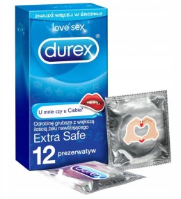Durex prezerwatywy Extra Safe Emoji 12 szt grubsze nawilżane Durex