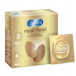 Durex prezerwatywy bez lateksu Real Feel 3 szt bezlateksowe Durex