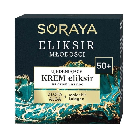 Soraya Eliksir Młodości 50+ ujędrniający krem-eliksir na dzień i na noc 50ml Soraya Eliksir Młodości 50+ ujędrniający krem-eliksir na dzień i na noc 50ml