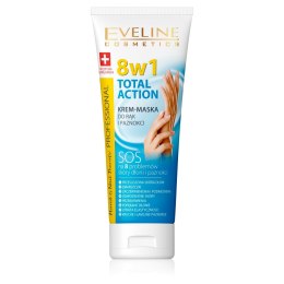 Hand&Nail Therapy Total Action 8w1 krem-maska do rąk i paznokci 75ml Eveline Cosmetics