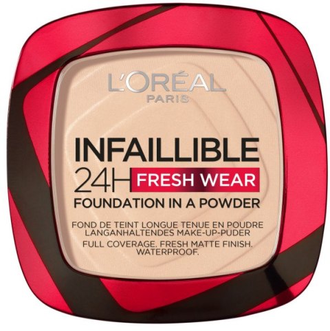 L'Oreal Paris Infaillible 24H Fresh Wear Foundation In A Powder matujący podkład do w pudrze 20 Ivory 9g L'Oreal Paris Infaillible 24H Fresh Wear Foundation In A Powder matujący podkład do w pudrze 20 Ivory 9g