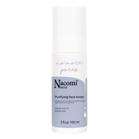 Nacomi Next Level Purifying Face Toner oczyszczający tonik do twarzy 100ml Nacomi Next Level Purifying Face Toner oczyszczający tonik do twarzy 100ml
