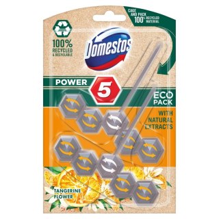 Domestos Power 5 Eco Tangerine Flower kostka zapachowa do toalet 2x55g