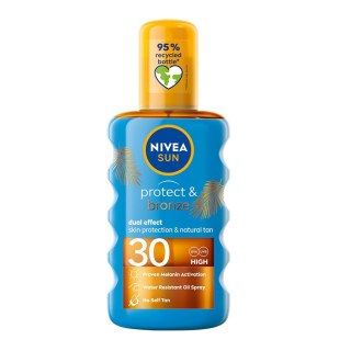 Nivea Sun Protect & Bronze olejek do opalania w sprayu aktywujący naturalną opaleniznę SPF30 200ml