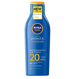 Nivea Sun Protect & Moisture nawilżający balsam do opalania SPF20 200ml