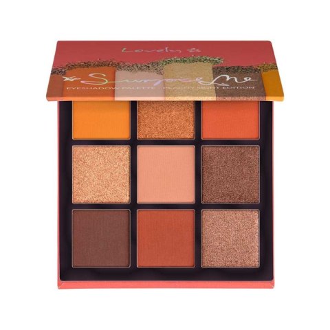 Surprise Me Eyeshadow Pallete paleta cieni do powiek w 9 kolorach Peachy Sight 6g Lovely