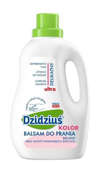 Dzidziuś Ultra delikatny balsam do prania bielizny niemowlęcej i dziecięcej Kolor 1500ml