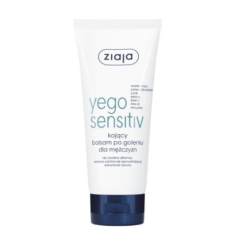 Ziaja Yego Sensitiv kojący balsam po goleniu dla mężczyzn 75ml Ziaja Yego Sensitiv kojący balsam po goleniu dla mężczyzn 75ml