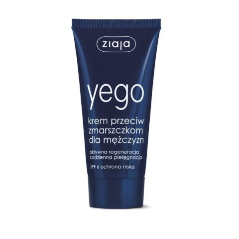 Ziaja Yego krem przeciwzmarszczkowy dla mężczyzn 50ml Ziaja Yego krem przeciwzmarszczkowy dla mężczyzn 50ml