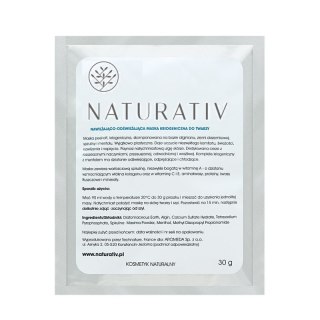 Naturativ Cryogenic Face Mask nawilżająco-odświeżająca maska kriogeniczna do twarzy 30g