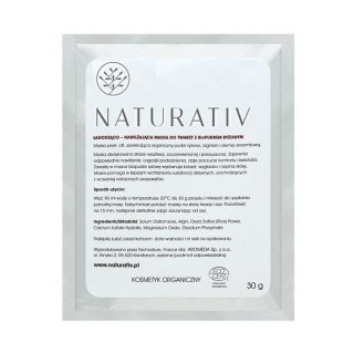 Face Mask With Rice Bio-Powder łagodząco-nawilżająca maska do twarzy z bio-pudrem ryżowym 30g