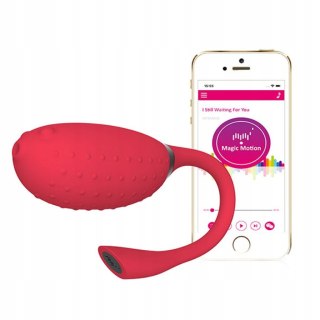 Magic Motion Fugu Smart Wearable Vibrator wibrator typu jajko sterowany aplikacją Red